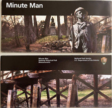 Newest MINUTE MAN NHP - MA  NATIONAL PARK SERVICE UNIGRID BROCHURE  Map picture