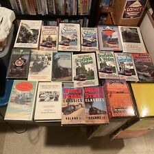 VHS lot Of Trains Around The World Britian China New Zealand India Siberia Steam picture