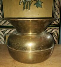 Vintage Made in India Solid Brass Spittoon picture