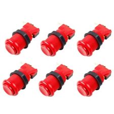 6 Pcs Arcade Game HAPP Style Push Button with Microswitch For JAMMA MAME DIY Red picture