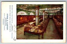 Vintage Postcard IL Chicago Hyman  & Co Jewelers Interior View Ad c1911 -*5852 picture