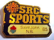 1985 SAINT JOHN JEUX CANADA Games CBC / SRC SPORTS MEDIA PIN - New Brunswick picture