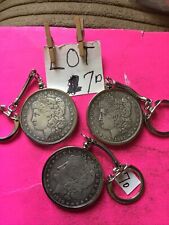 Set 3 Lot Coin Keychains 1894-1899-1881 Copies Junk Drawer Combine Shipping Bulk picture