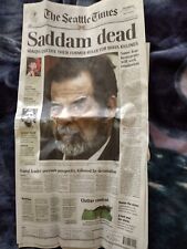Saddam Hussein DEAD – The Seattle Times Front Page Section - Dec. 30, 2006 picture