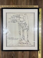 1977 Original Star Wars AT AT Blueprints Print For Industrial Light Magic ILM picture