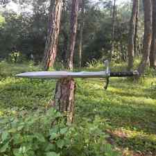 Custom Handmade Viking Combat Warrior Sword D2 Steel Blade Sword & Sheath picture