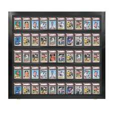 PENNZONI Sports Card Display Case, Holds 50 PSA Graded Sports & Playing Cards picture