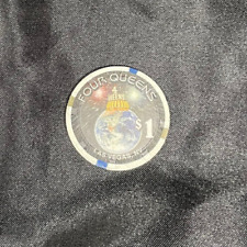 FOUR QUEENS Las Vegas  $1 Casino chip Mellennium Chip UNC picture