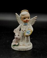 1956 NAPCO Easter Angel BOY April Pink Bunny Easter Eggs A1920 picture