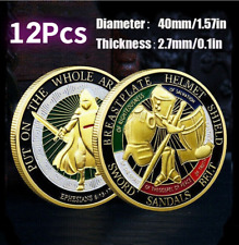 12PCS Put on the Whole Armor of God Commemorative Challenge Coin Collection Gift picture