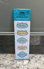 Vintage Hallmark Stickers 4 Sheets Thank You, Keep In Touch, For You…sealed picture