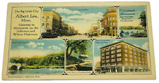 Early 1900's The Big Little City Albert Lea MN Advertising Souvenir Envelope picture