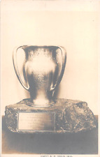 1912 RPPC Trophy Commemorating 1688 Huguenot Landing at New Rochelle NY picture