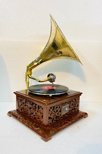 Vintage HMV Working Gramophone Player Phonograph Gramophone look Vinyl Recorder picture
