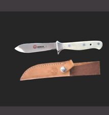 Boker Fixed Blade Bone Handle Hunting Skinner Knife W Sheath Mint picture