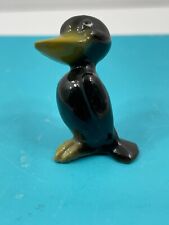 Vintage Hagen Renaker Miniature Figurine Mama Black Crow Bird picture