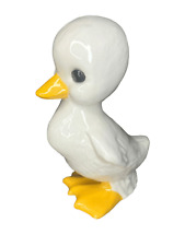 Vintage White Ceramic Duck Figurine picture