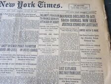 1927 AUGUST 22 NEW YORK TIMES - BRANDEIS DECLINES TO ACT ON SACCO - NT 6362 picture