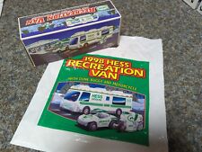 1998 Hess Recreation Van with Dune Buggy and Motorcycle w/ Bag picture
