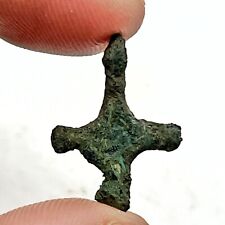 RARE Authentic Medieval Crusader Bronze Cross Artifact Circa 1095-1492 AD * E picture