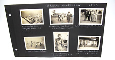 1933 Chicago Fair Mansfield Louisiana Train Station Nabors Segregated 20 Photos picture