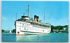 Postcard Georgian Bay Line Sister Ships SS North American dated 1957 G113 picture