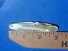 Vtg SHAPLEIGH Hwd Pre 1940 Celluloid Two Blade Pocket Knife USA picture