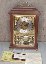 Ansonia Gold Medallion Beveled Glass Chime Clock Model 1260 New Old Stock picture