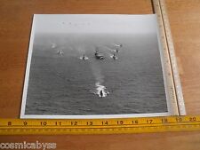 1960's USS Sea Poacher submarine being chased in exercises USS Essex picture