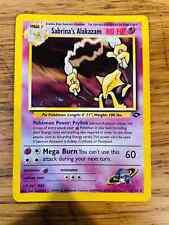 EXCELLENT Sabrina's Alakazam (16/132) Holo Gym Challenge Pokemon Card FAST P&P picture