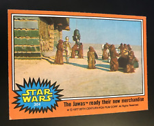 1977 Topps Star Wars 5 Orange #304 The Jawas ready their new merchandise picture