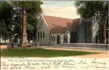 1905. ST PAUL'S CHURCH. STOCKBRIDGE, MASS POSTCARD. L24 picture