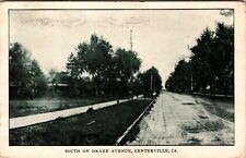 Centerville, Iowa South of Drake Avenue 1920 Antique Postcard J125 picture