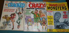 Lot of 7 - Cracked & Crazy Magazines - 1979 - 1984 picture