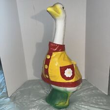VTG 1987 Union Products Blow Mold Goose In Grass 24