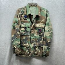 Military Jacket Mens Small Green Brown Camouflage 8415-01 Field USAF Air Force picture