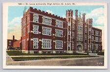 Postcard St Louis University High School St Louis Missouri picture