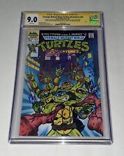 Kevin Eastman Cam Clarke +6 CGC SS 9.0 Signed TMNT Adventures 23 Authentic Comic picture
