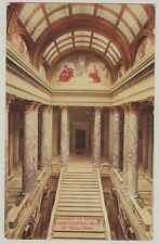 Postcard MN St. Paul Minnesota Stairway of Supreme Court Capital Bldg Vintage picture