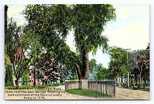 Postcard Washington Elm Tree Cambridge Massachusetts Took Command in 1776 picture