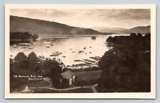 UK RPPC Bowness Bay from Belsfield Hotel Lake Windermere Vtg Photo Postcard View picture