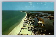 Nokomis Beach FL-Florida, Nokomis Beach Pavilion, Casey Key Vintage Postcard picture