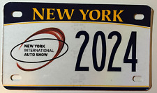 NY Car New York International Auto Show 2024 Motorcycle Souvenir License Plate picture