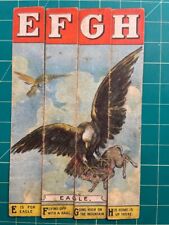 Victorian dissected slat puzzle  - Eagle picture