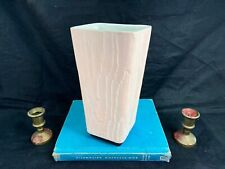 Vintage Shawnee Pottery Pink Fairy Wood Ceramic Vase USA 1208 Plant Holder Decor picture