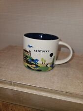 2017 Starbucks Kentucky You Are Here Collector’s Series Blue 14-Oz Coffee Mug picture