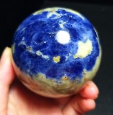 TOP 320G Natural Blue Kyanite Sphere Ball Crystal Sphere Stone Collection QQ24 picture