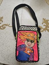 Vtg 1980s Miss Piggy Vinyl Handbag Crossbody Bag Camera Bag Muppets  picture