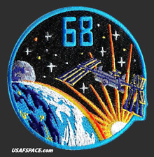 Authentic Expedition 68 -NASA SPACEX ISS Mission- A-B Emblem SPACE Mission PATCH picture