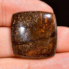 24.60Cts. 100% Natural Wonderful Boulder Opal Cushion Cabochon Loose Gemstone picture